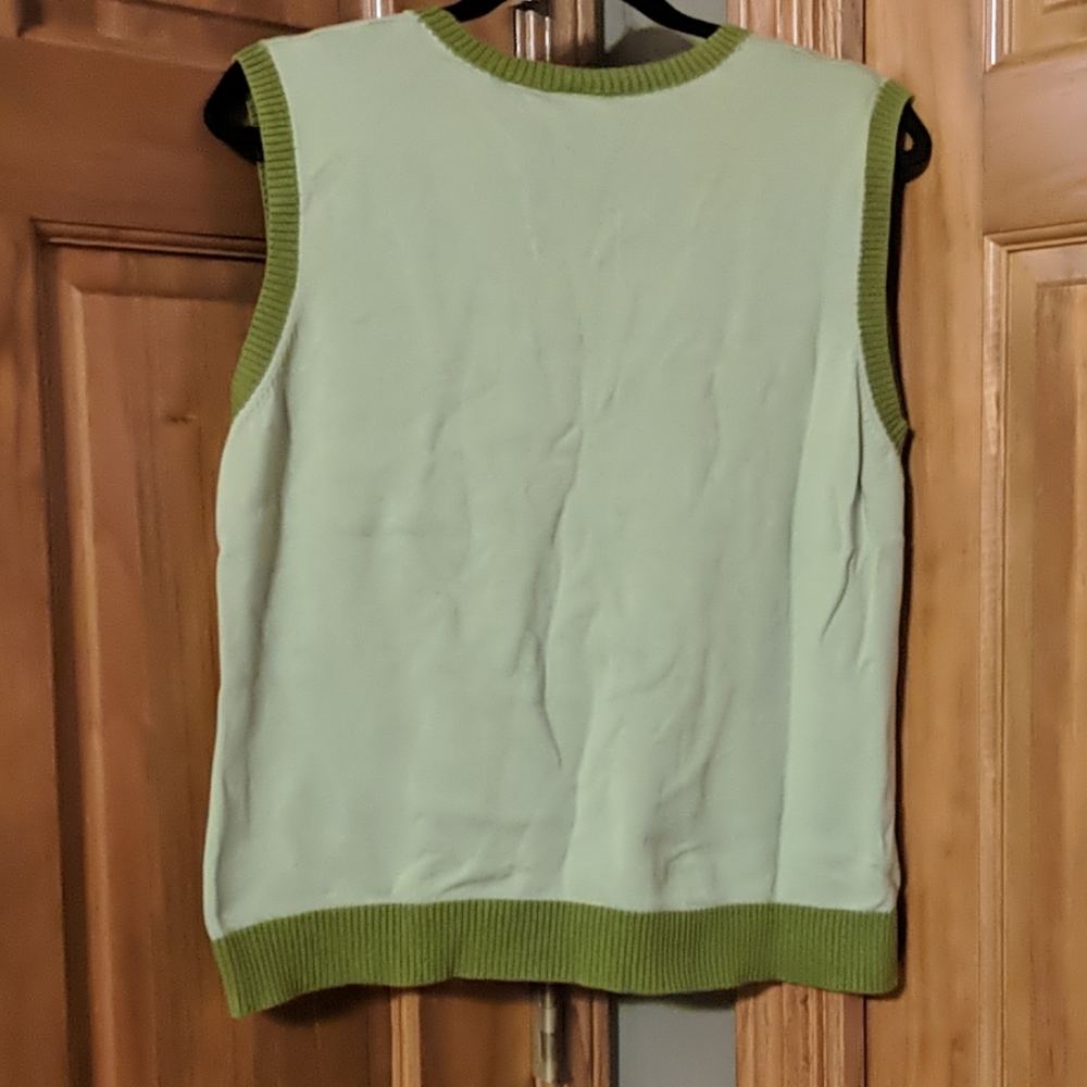 Women's xl Field Gear Tank Sweater Green - Picture 3 of 3
